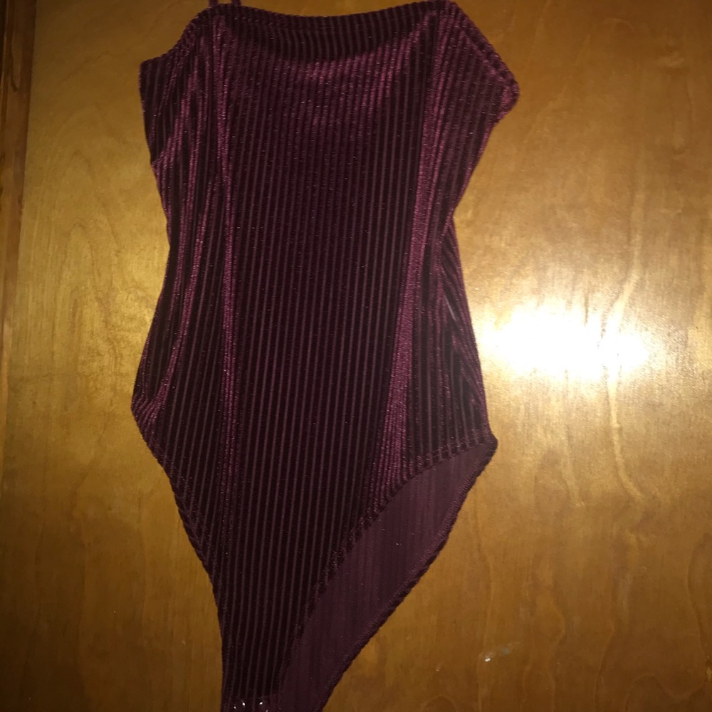Dark burgundy bodysuit